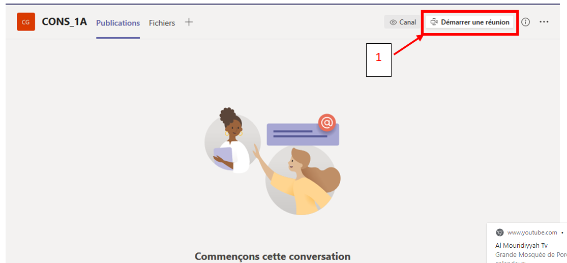 reunion dans un canal