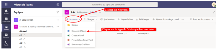  create a file, a folder